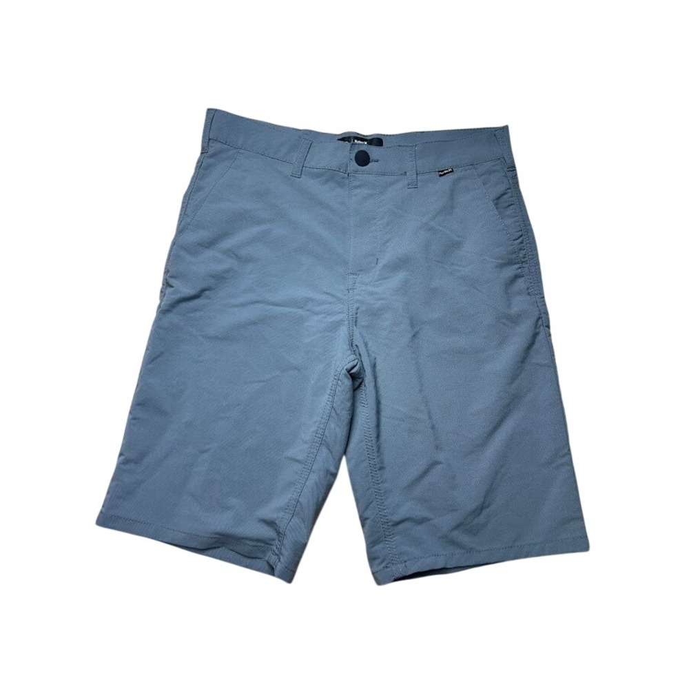 Hurley H2O-Dri Hybrid Shorts Boys 18 Blue Gray Stretch Quick Dry Boardshorts